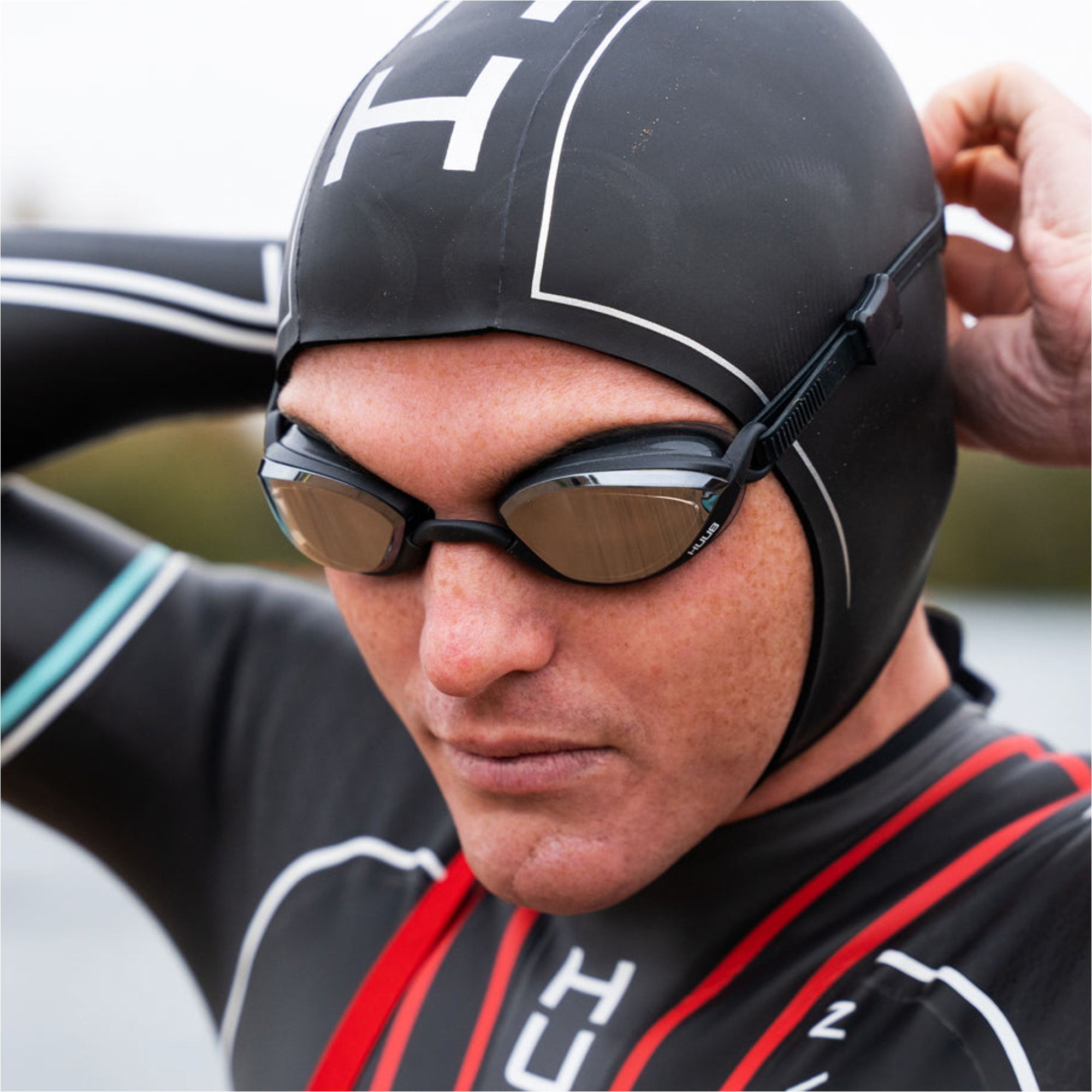 Huub 3mm Black 2026 Totenkopfmütze A2-SC19 - / Silber